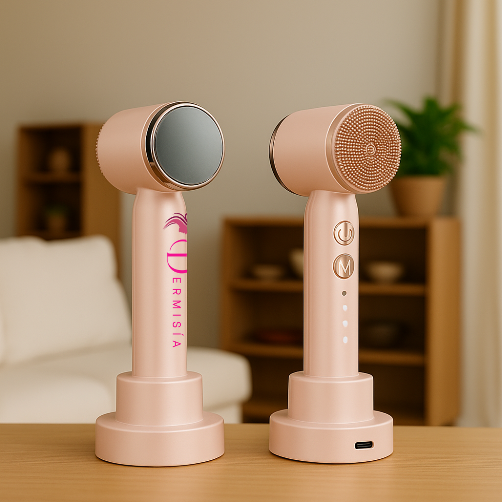 6 In 1 Ultrasonic Electric Face Cleansing Brush Compress