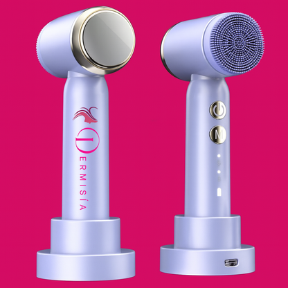 6 In 1 Ultrasonic Electric Face Cleansing Brush Compress