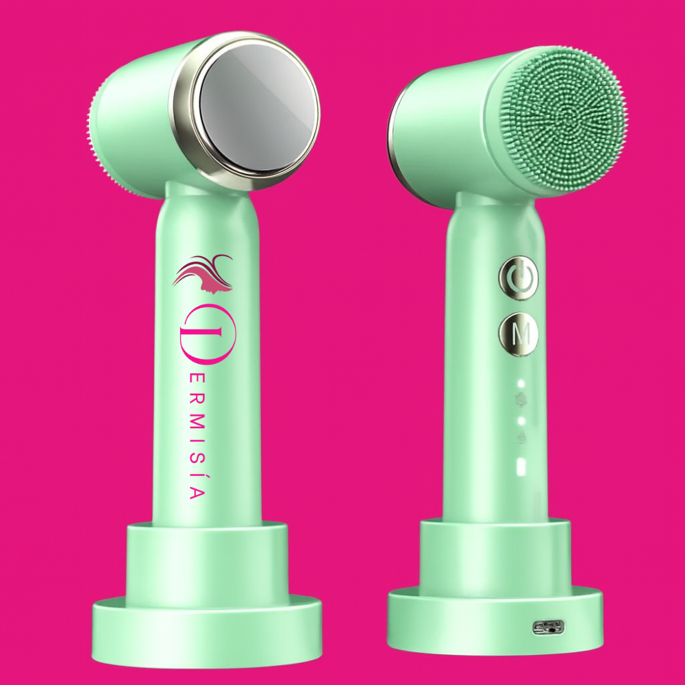 6 In 1 Ultrasonic Electric Face Cleansing Brush Compress
